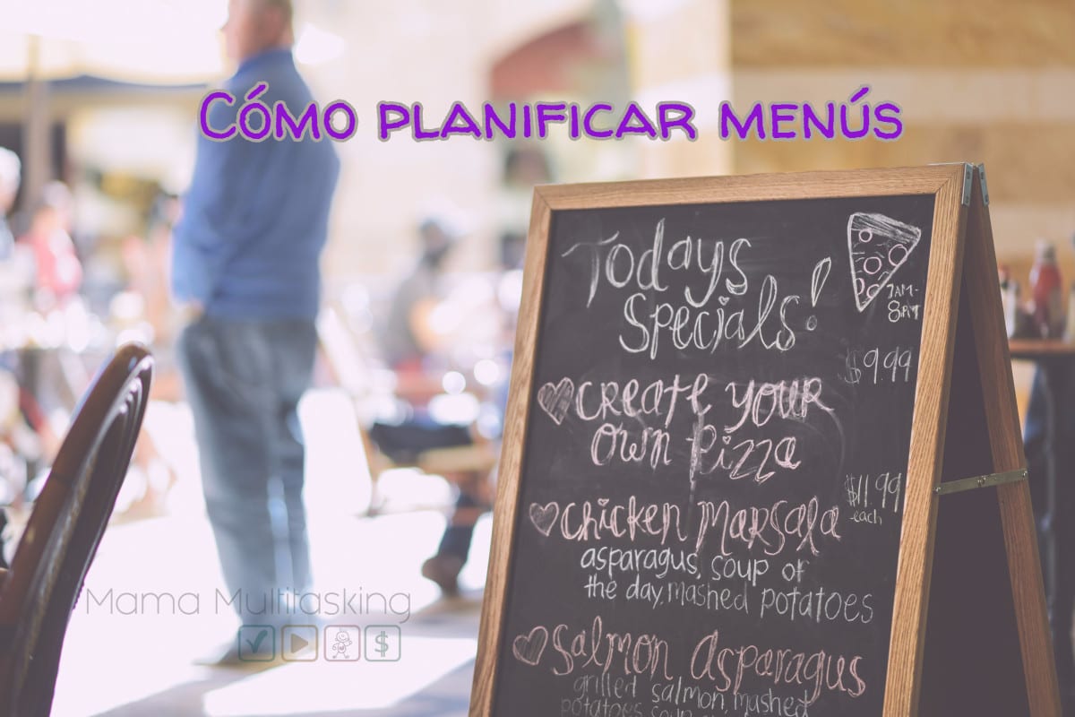 planificar menus